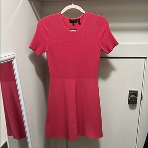 Pink Ribbed Dress